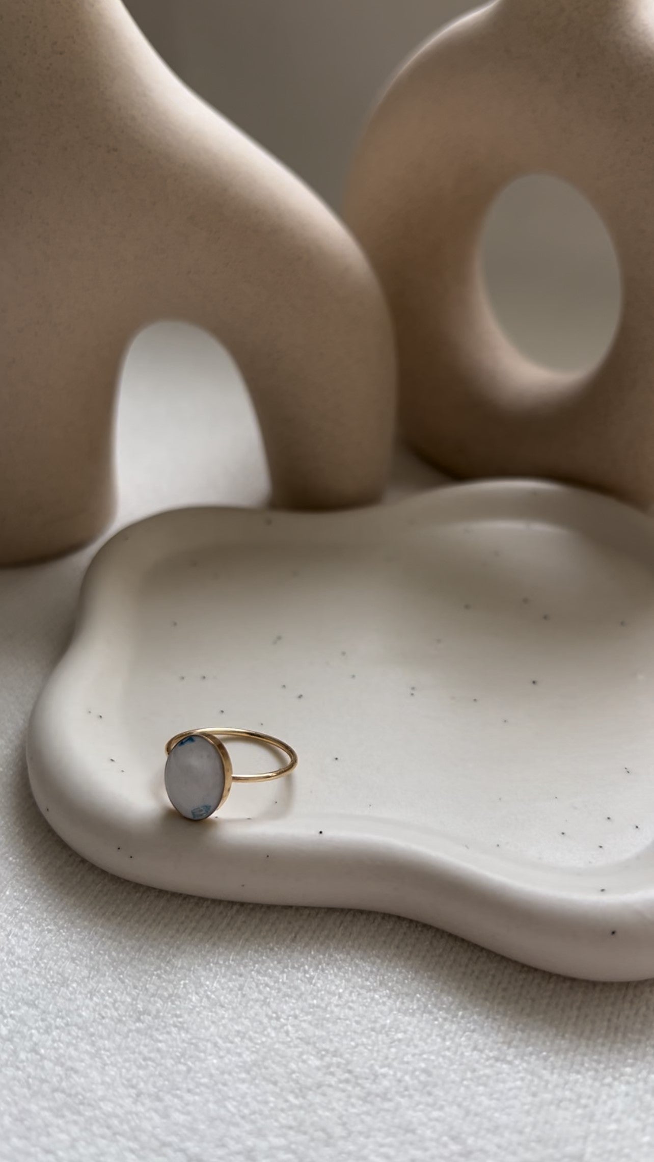 Moedermelk ring ovaal - groot